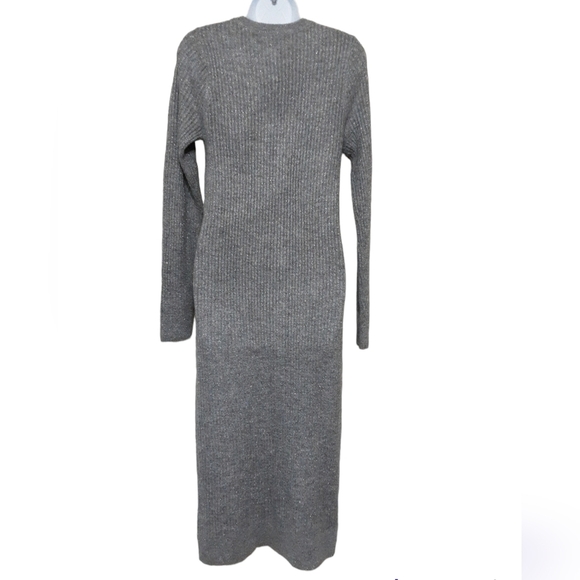 Abercrombie & Fitch Gray Midi Dress - Picture 4 of 10